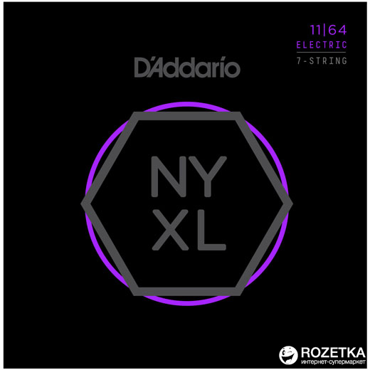 

D'Addario NYXL1164 NYXL Medium 7-String (11-64)