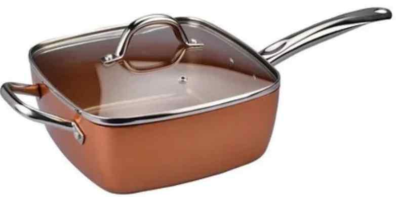 

Сковорода универсальная Copper Cook Deep Square Pan