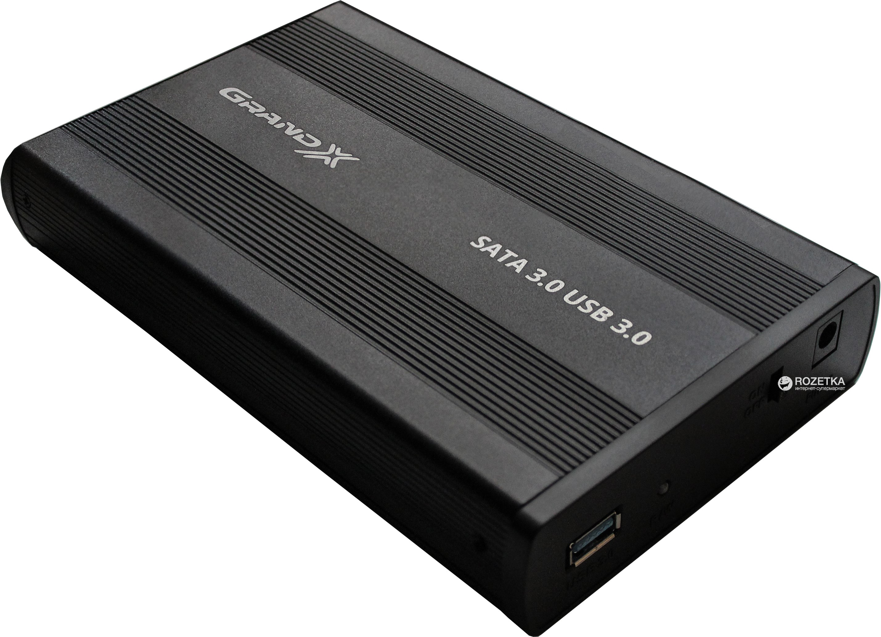Характеристики Внешний карман Gembird SATA HDD 3.5, USB 3.0, Black (EE3-U3S-3)