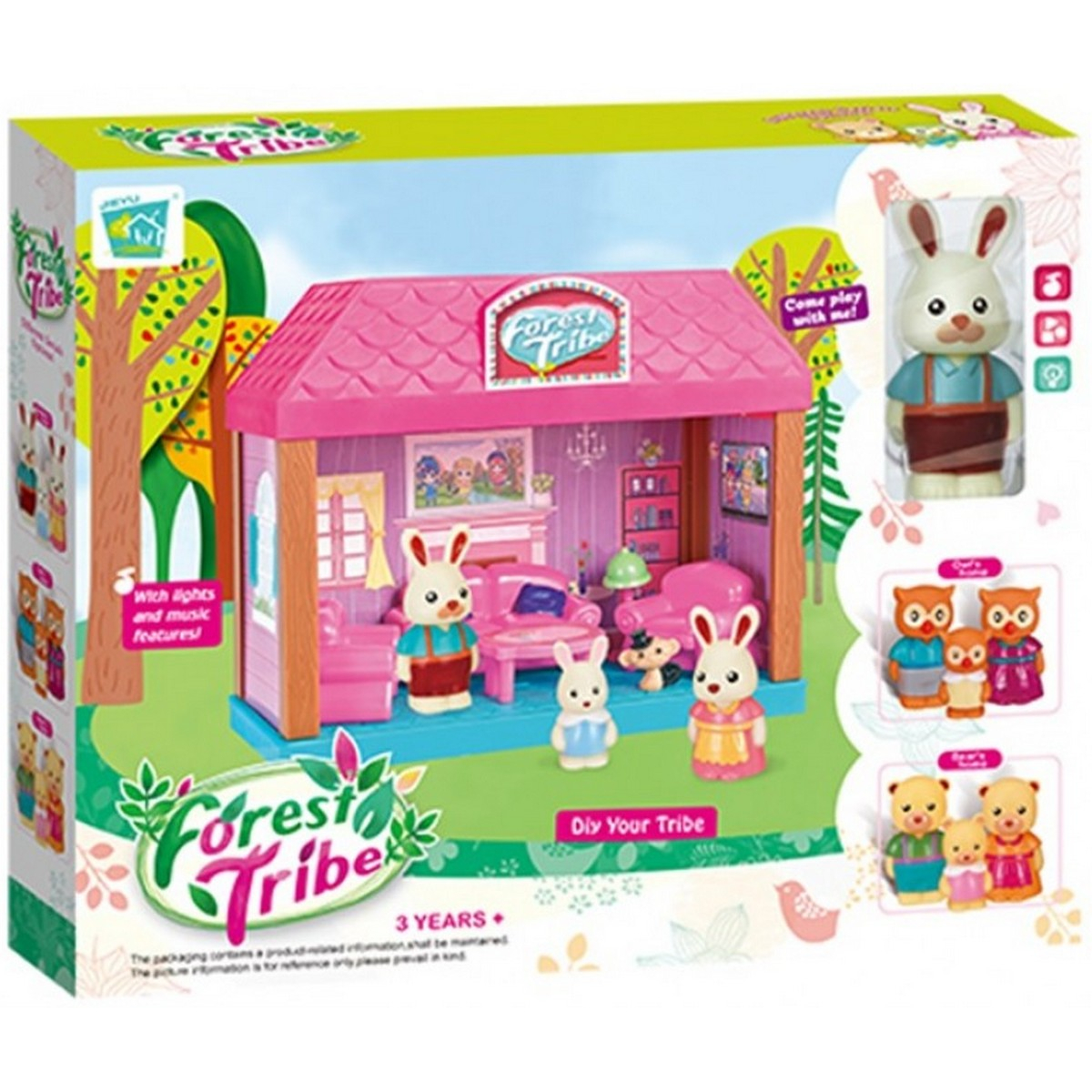 

Домик «Лесные жители» Гостиная с фигурками A-Toys (60234)