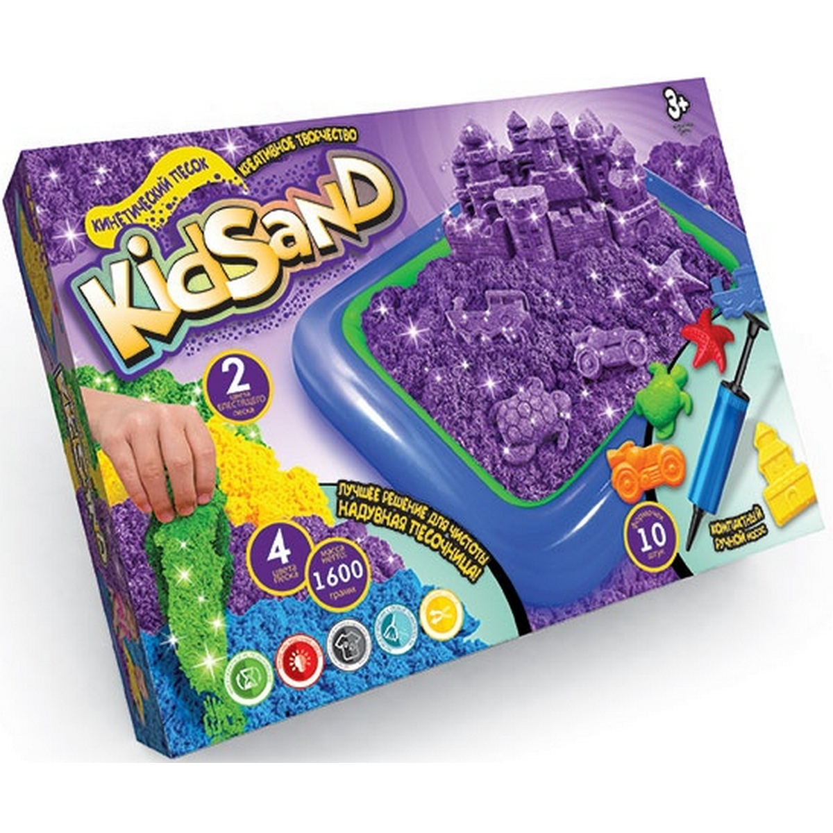 

Набор для творчества «KidSand» кинетический песок KidSand (KS-02-01)