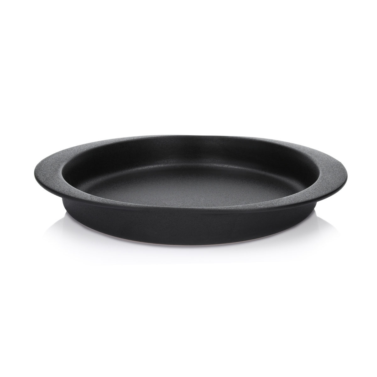 

Форма для пирога DUKA HJALMAR круглая черная из керамической глины 39.4x32.5x5 см