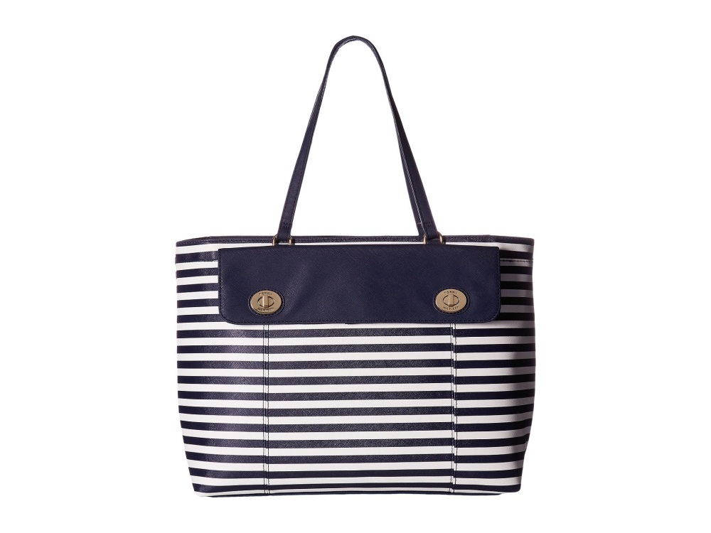 

Женская сумка Tommy Hilfiger Polly II Tote 45х30см Сине-белая (6937428 467)