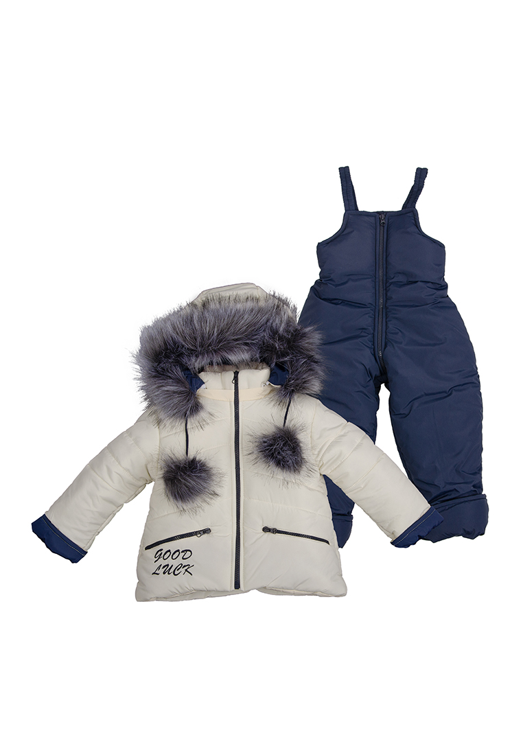 

Комплект комбинезонкуртка Vestes 40683-01 р56 104см молочный 40683