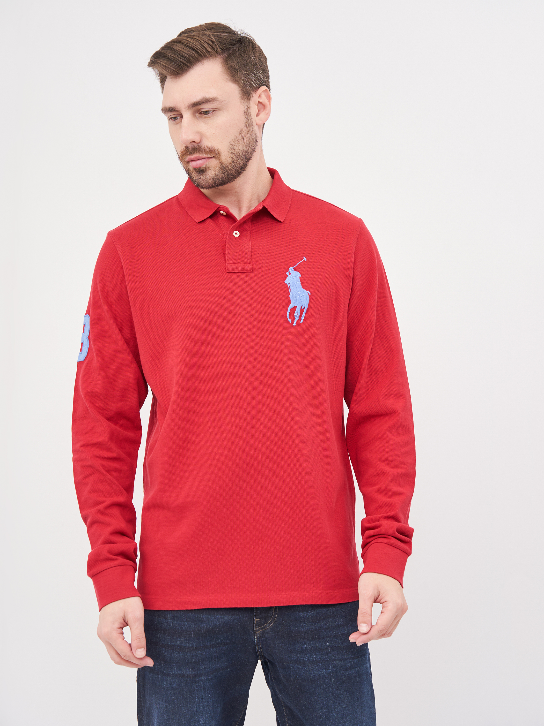 

Поло Polo Ralph Lauren 9784.5 XXL (52) Красно-синее