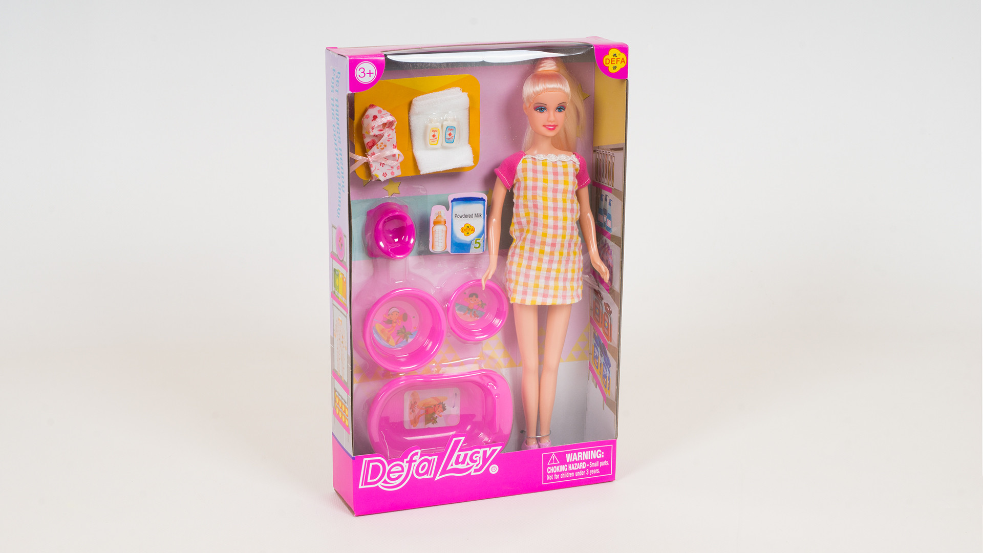 

Игровой набор с беременной куклой / Кукла Defa Lucy 8350 беременная