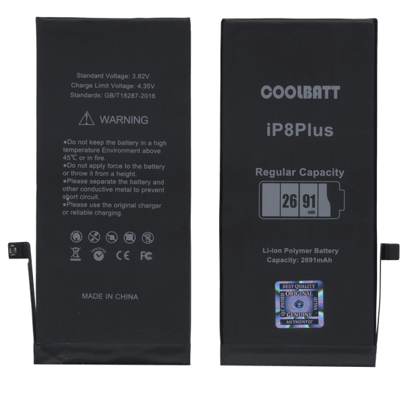 

Батарея CoolBatt для iPhone 8 Plus (2691 mAh) ( 5459 )
