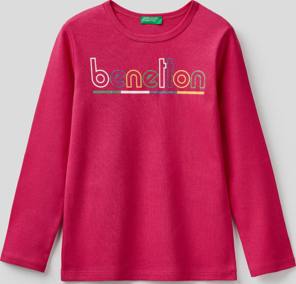 

Футболка с длинными рукавами United Colors of Benetton 3I9WC154I.G-2L3 170 см 3XL