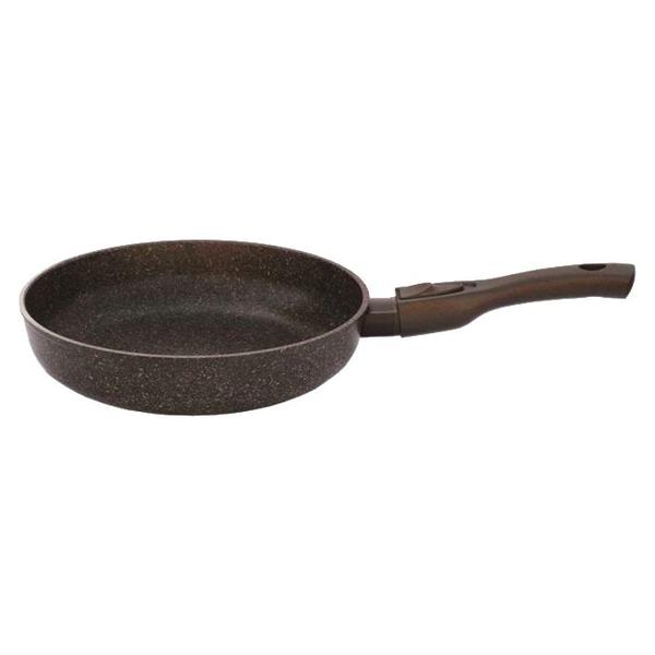 

Сковорода БИОЛ Granite Brown 24см без крышки, съемная ручка SoftTouch