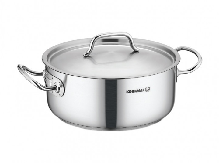 

Кастрюля низкая Korkmaz GASTRO 16*7.5 см 1.5л