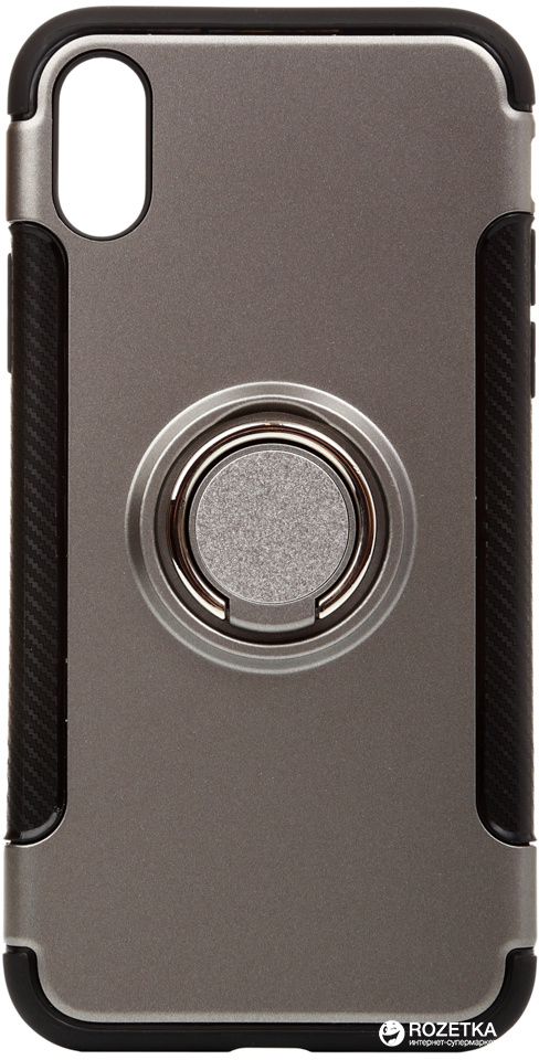 

Панель BeCover Magnetic Ring Stand для Apple iPhone X/Xs Grey