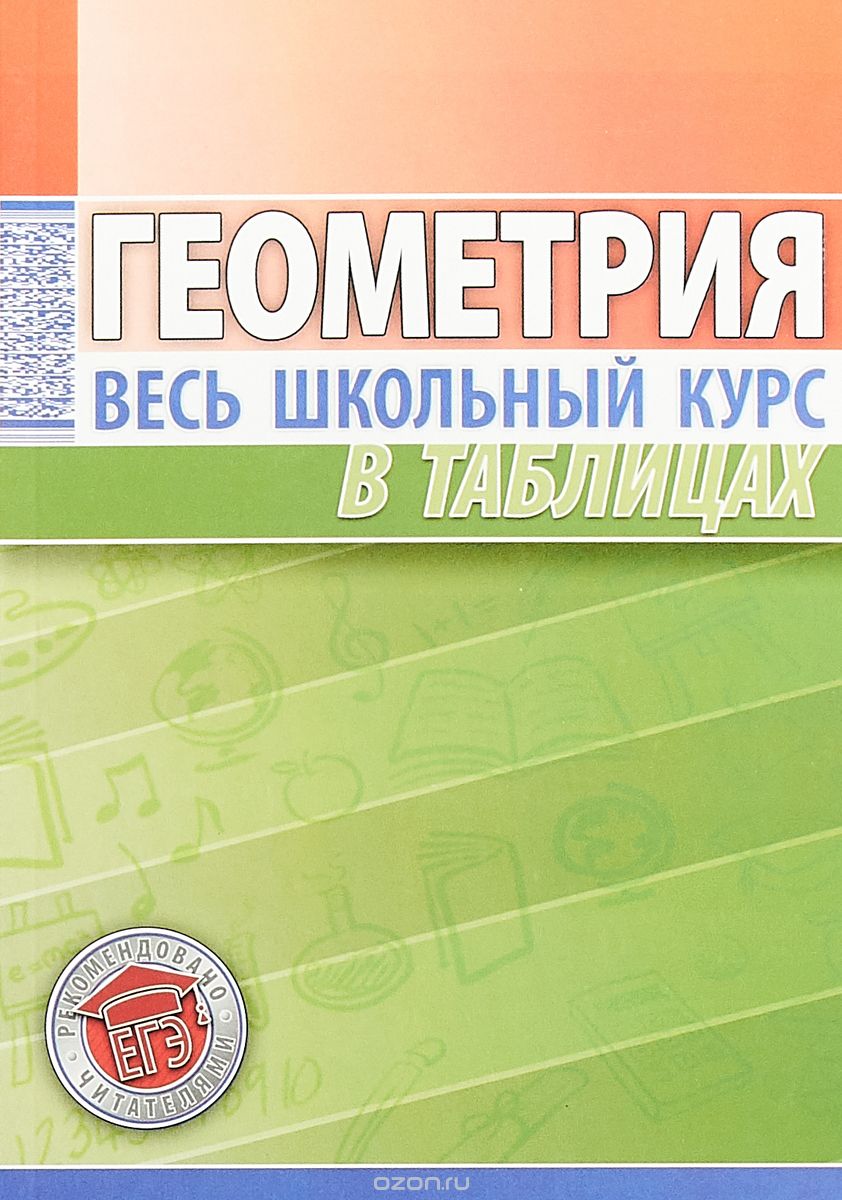 

Геометрия. Весь школьный курс в таблицах