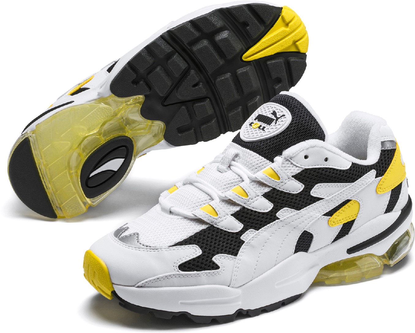 Puma cell shop black and white