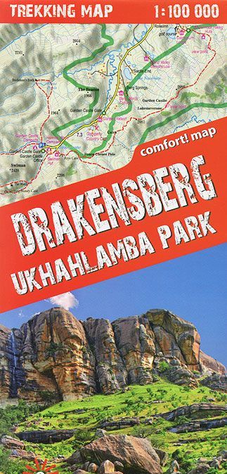 

Drakensberg. Ukhahlamba Park: Trekking Map