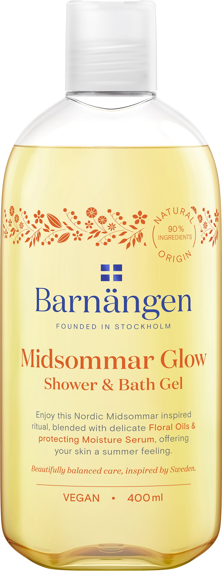 Гель для душу Barnangen Midsommar Glow з квітковими оліями 400 мл ...