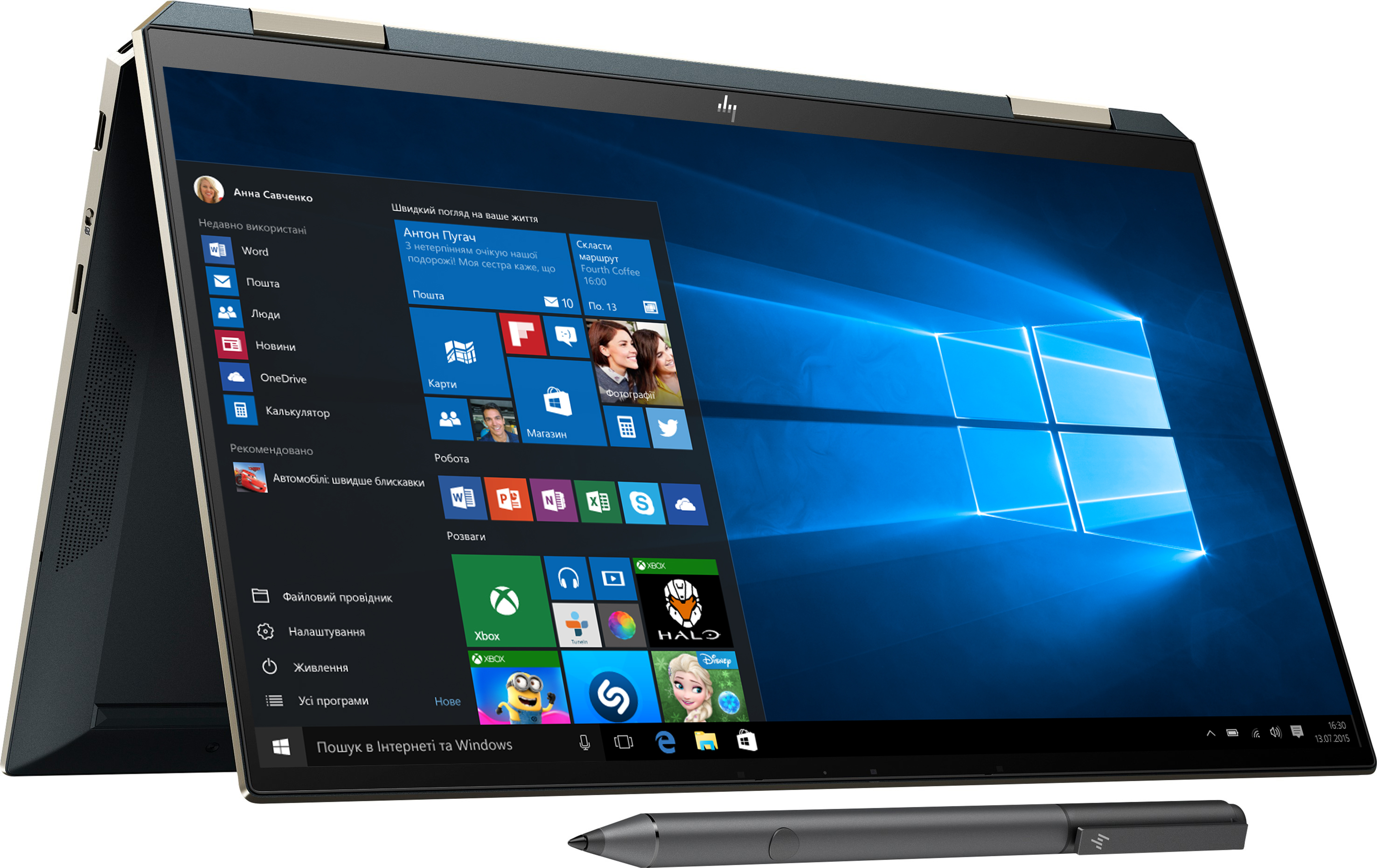 Ноутбук HP Spectre x360 Convertible 13-aw0015ur (8XP49EA) Poseidon Blue ...