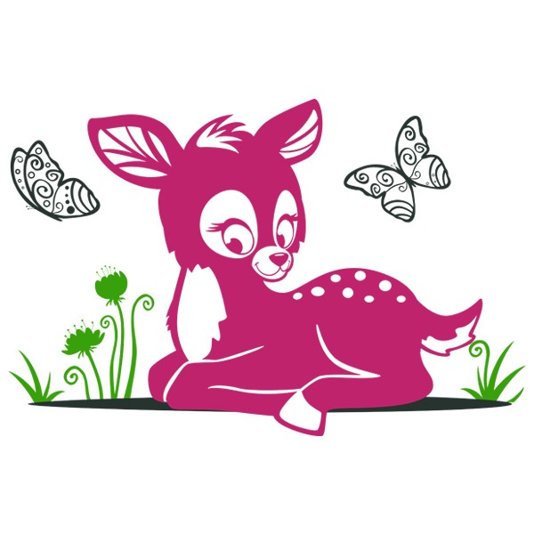 

Виниловая наклейка Оленёнок Glozis 120 х 80 см Разноцветный 000029648