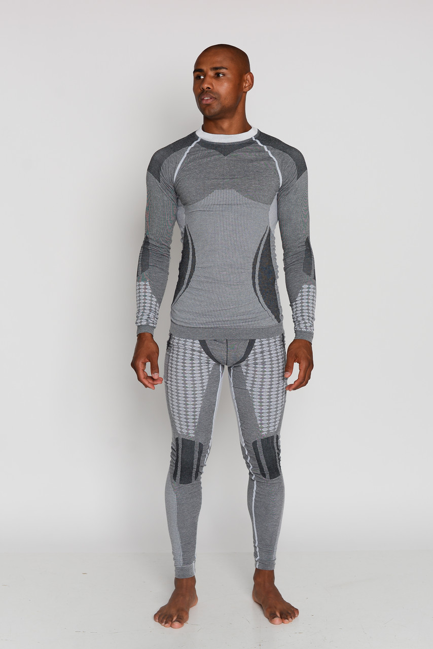 

Комплект мужского термобелья с шерстью альпаки Hanna Style L-XL Серый 000027314