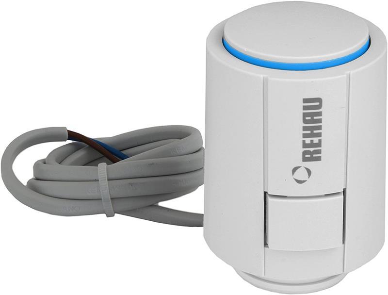 

Термоэлектрический привод Rehau UNI, NC, 230V, M30x1.5, длина кабеля 1м (JN63320275001)