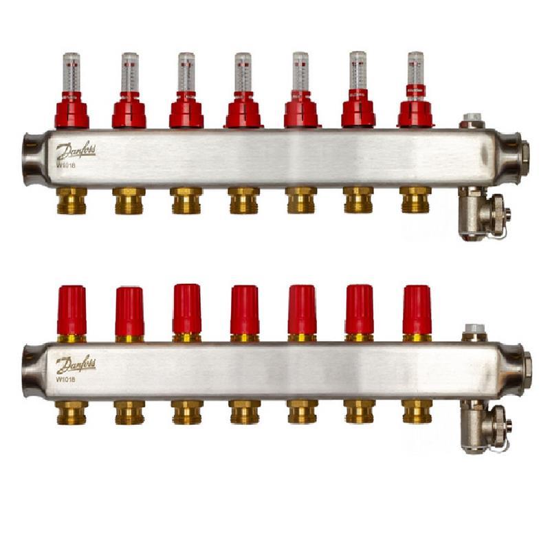 

Коллектор Danfoss SSM-F 7+7 с ротаметрами, нержавеющая сталь (JN63088U0757)