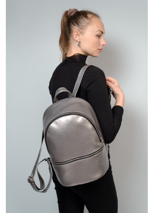 

Рюкзак женский Sambag 34х16х24 см Серебряный