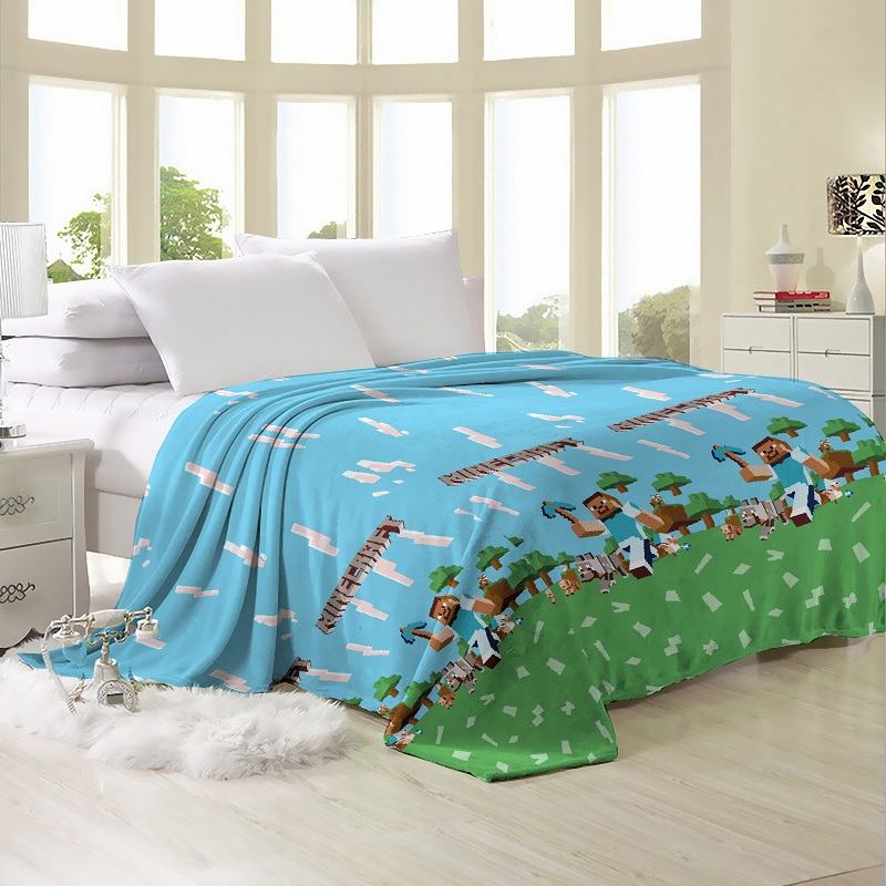 

Плед детский Майнкрафт CottonTwill 200х220 см Разноцветный