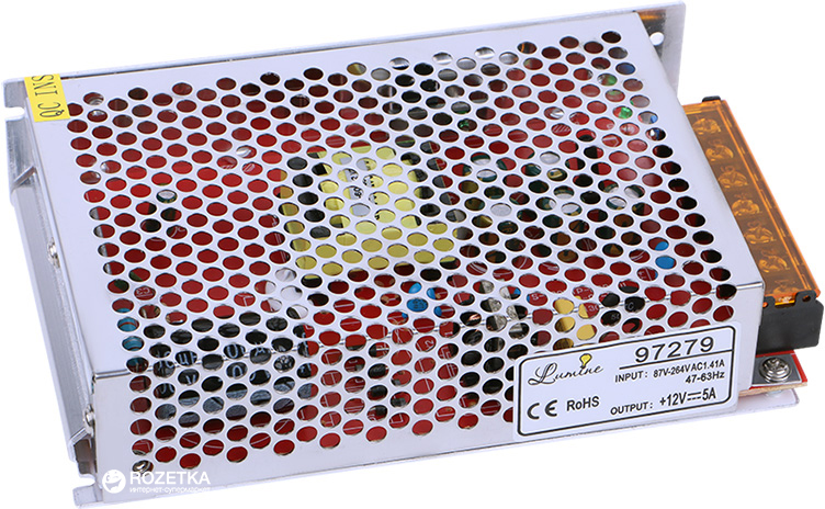 

Блок питания для LED Lumine 60W 12V IP20 (97279)