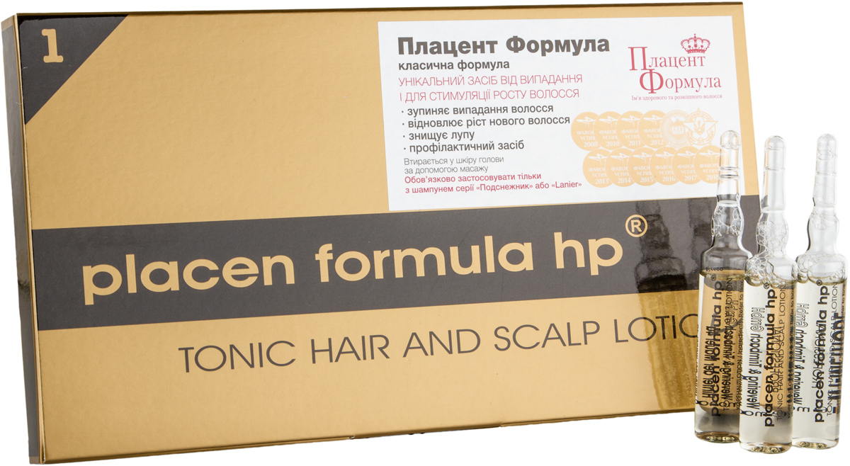 Акція на Средство для роста волос Placen Formula Tonic Hair And Scalp Lotion 12 х 10 мл (4260002980014) від Rozetka UA