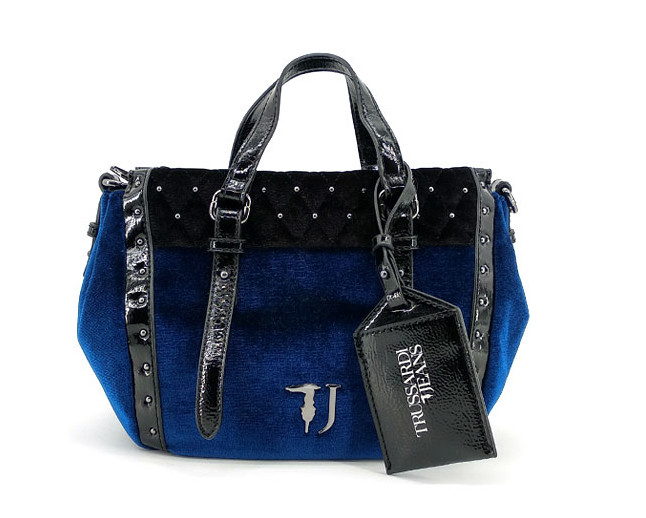 

Сумка Trussardi Jeans синяя 28х20x16 см