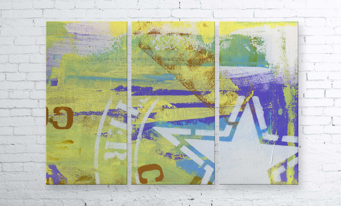 

Модульная картина на холсте 3 в 1 ARMY 100х150 см