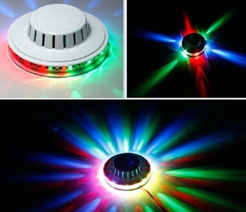 

LED прибор HOT TOP WALLSUN 48 цветных мигающих по кругу лучей