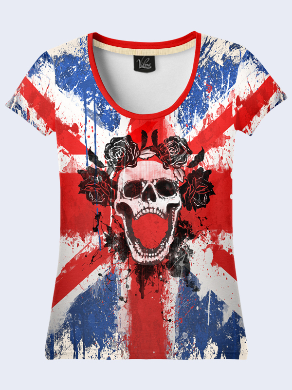 

Футболка British skull (2085) Vilno S (44) 000036422