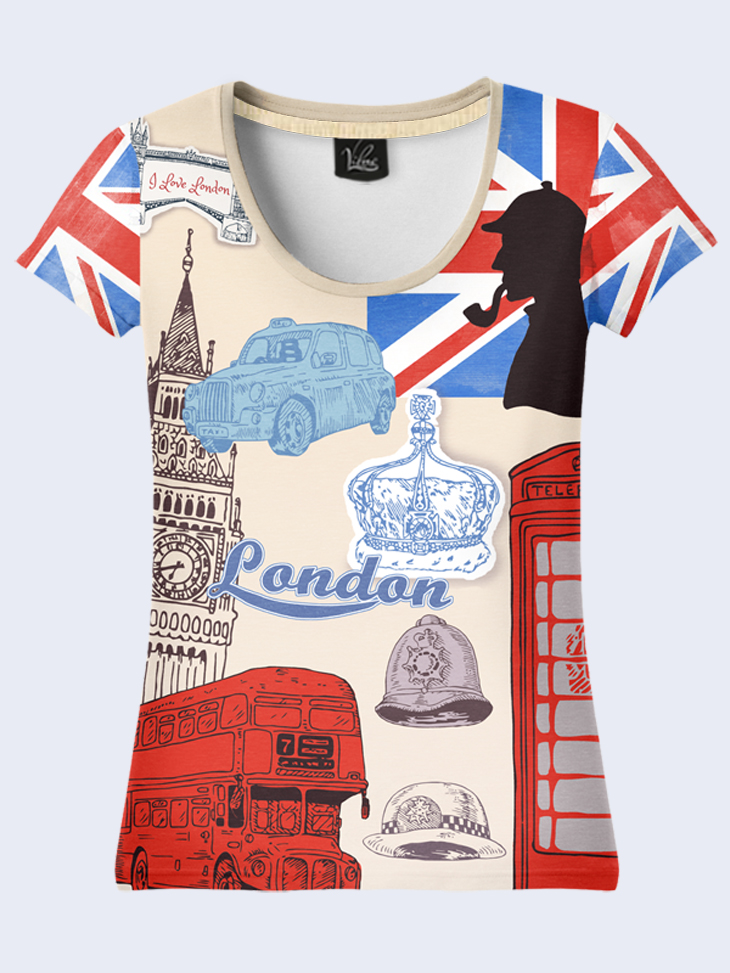 

Футболка Symbols of London (2074) Vilno XS (42) 000036371
