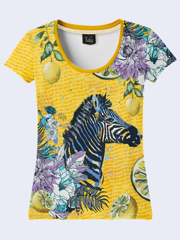 

Футболка Зебра и цветы (2456) Vilno XS (42) 000034116