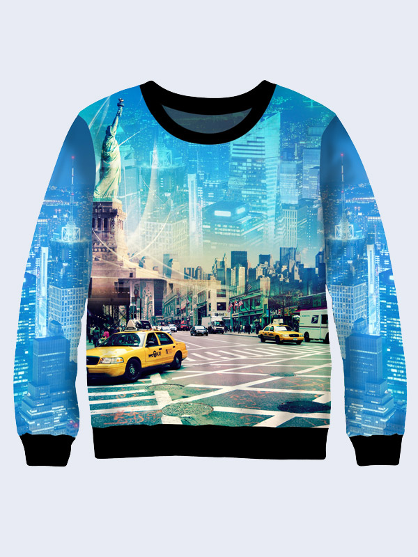 

Женский свитшот New-York (9011) Vilno XL (50) 000034185
