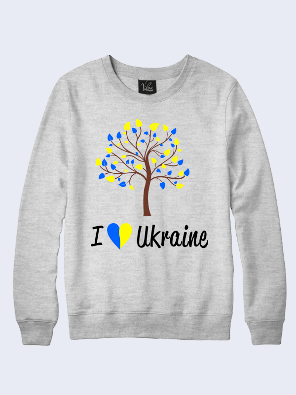 

Женский свитшот I love Ukraine Vilno XL (50) 000035617