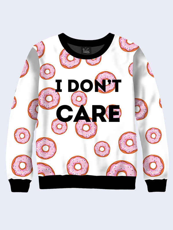 

Женский свитшот I don't care (9439) Vilno XL (50) 000037714