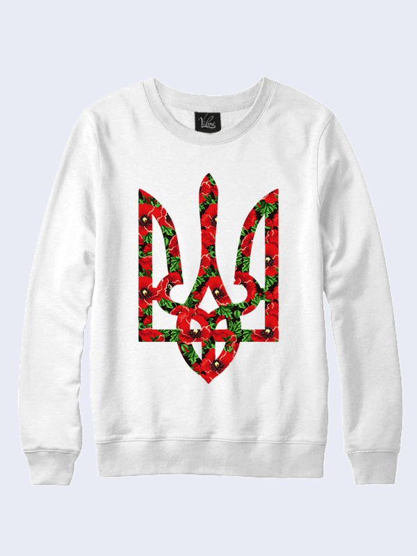 

Женский свитшот Трезубец в маках Vilno XL (50) 000037190