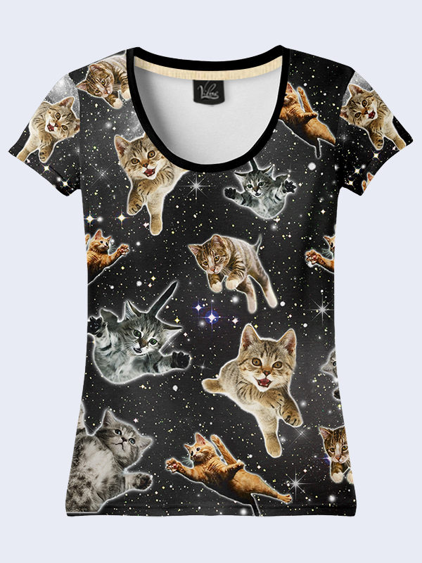

Футболка Котята в космосе (2149) Vilno S (44) 000037216