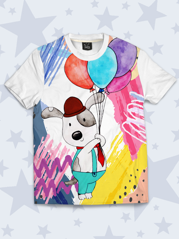 

Футболка Пёс с шариками Vilno 128-134 см 000034158