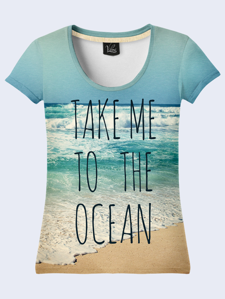 

Футболка Take me to the Ocean (2076) Vilno S (44) 000036384