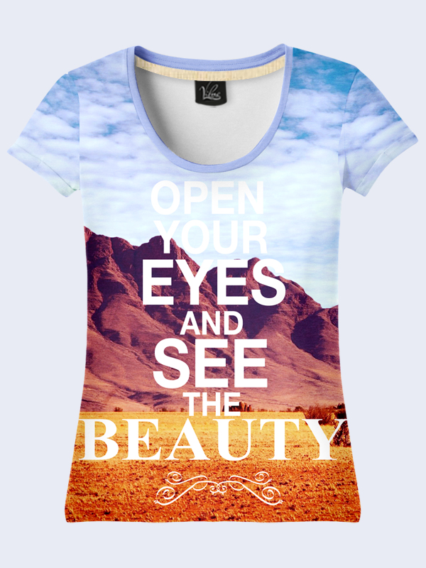 

Футболка Open your eyes (2087) Vilno XL (50) 000036435