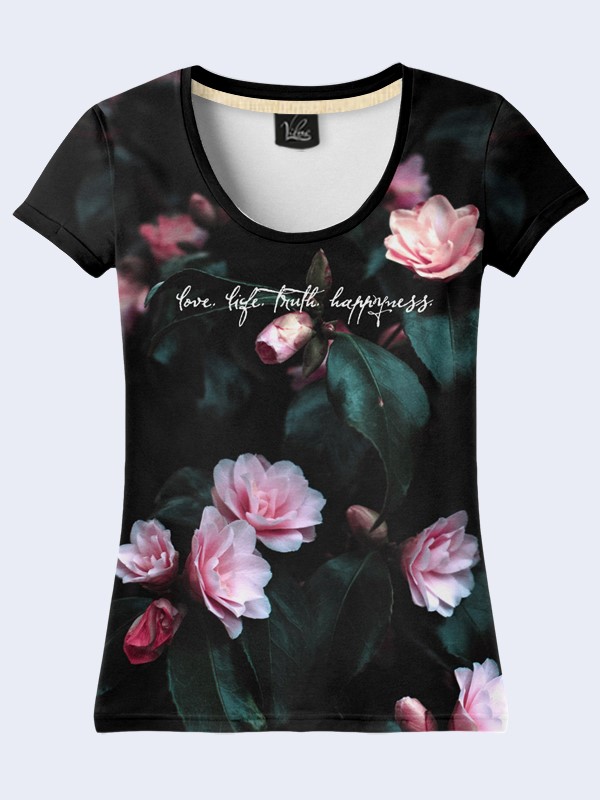 

Футболка Love flowers (2474) Vilno L (48) 000033784