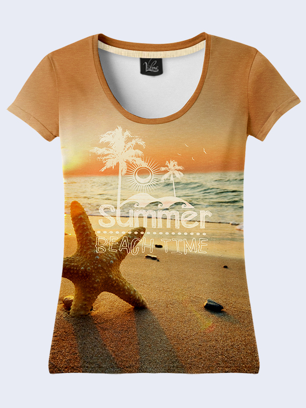 

Футболка Summer beach time (2190) Vilno L (48) 000037506