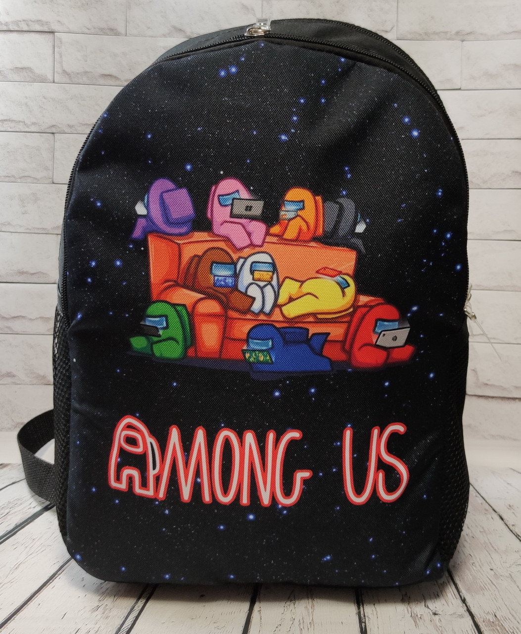 

Детский рюкзак Fashion Among us Амонгас нейлон космос черный (4378-3)