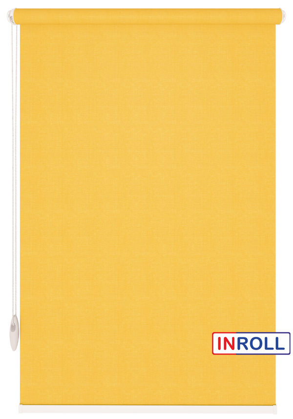 

Ролета тканевая INROLL Есо-Mini 122,5х185 см Camila Желтый A616