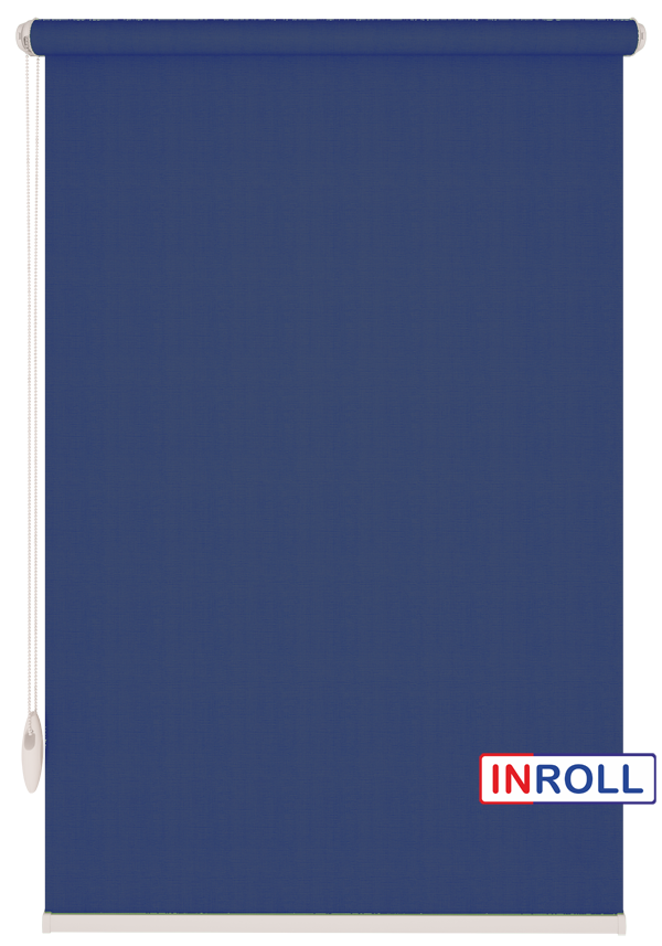 

Ролета тканевая INROLL Есо-Mini 100х185 см Camila Темно-синий A613