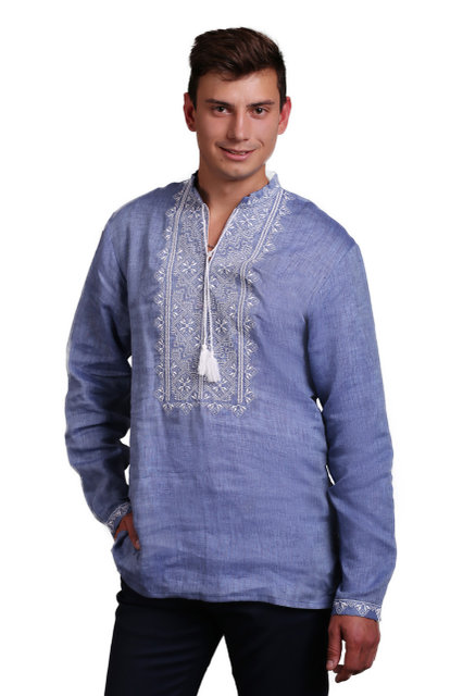 

Вишиванки narodniy-butik Три Кольори біла вишивка 52 джинс 2003.1