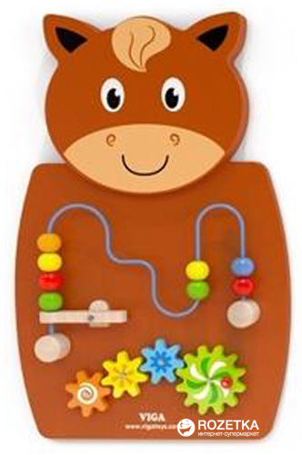 

Игрушка настенная Viga Toys Лошадь с лабиринтом (50678) (6934510506780)