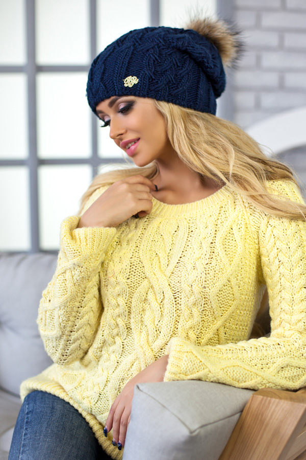 

Шапка «Афина» Braxton 24974007 56-59 см джинсовый 4336